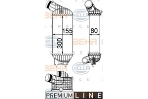 Hella Ψυγείο Αέρα Υπερπλήρωσης - 8ML 376 746-791