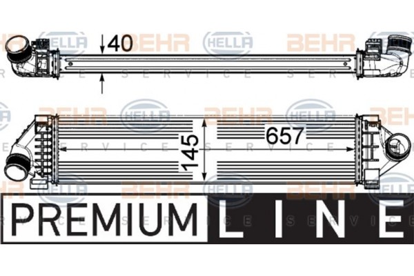 Hella Ψυγείο Αέρα Υπερπλήρωσης - 8ML 376 791-761