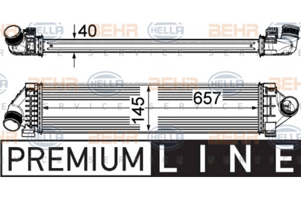 Hella Ψυγείο Αέρα Υπερπλήρωσης - 8ML 376 791-761