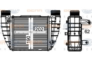 Hella Ψυγείο Αέρα Υπερπλήρωσης - 8ML 376 899-051
