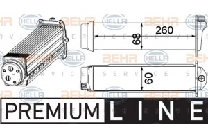 Hella Ψυγείο Αέρα Υπερπλήρωσης - 8ML 376 924-101