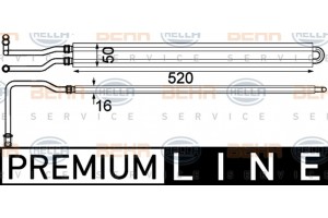 Hella Ψυγείο λαδιού, Λάδι Κινητήρα - 8MO 376 924-221