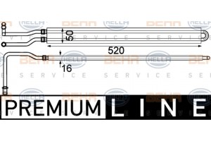 Hella Ψυγείο λαδιού, Λάδι Κινητήρα - 8MO 376 924-221