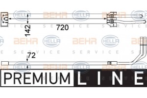 Hella Ψυγείο λαδιού, Τιμόνι - 8MO 376 756-371