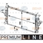 Hella Ψυγείο, Ψύξη Κινητήρα - 8MK 376 719-751