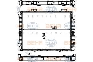 Hella Ψυγείο, Ψύξη Κινητήρα - 8MK 376 720-381