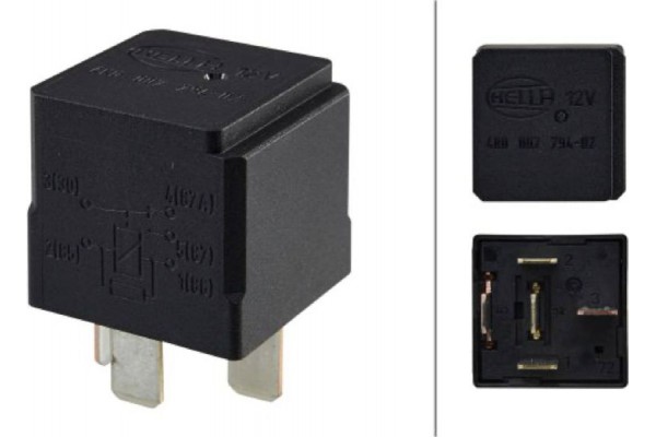 Hella Ρελέ, ενεργοπ. Κρύας Εκκίνησης - 4RD 007 794-021