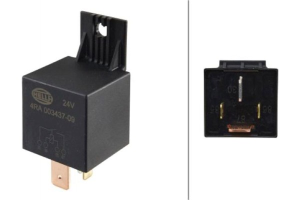 Hella Ρελέ, Ρεύμα Λειτουργίας - 4RA 003 437-091 Hella Ρελέ, Ρεύμα Λειτουργίας - 4RA 003 437-091