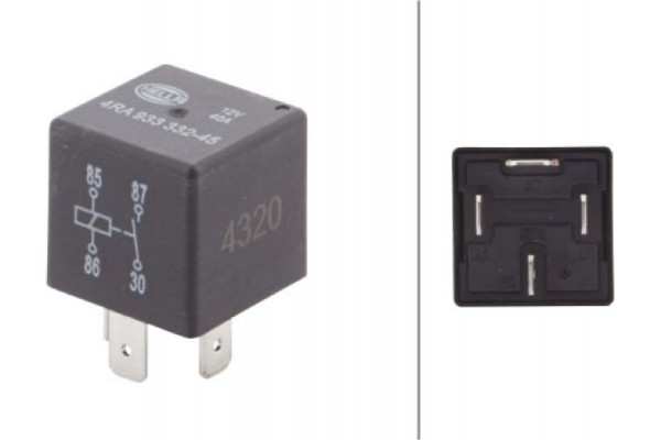 Hella Ρελέ, Ρεύμα Λειτουργίας - 4RA 933 332-451