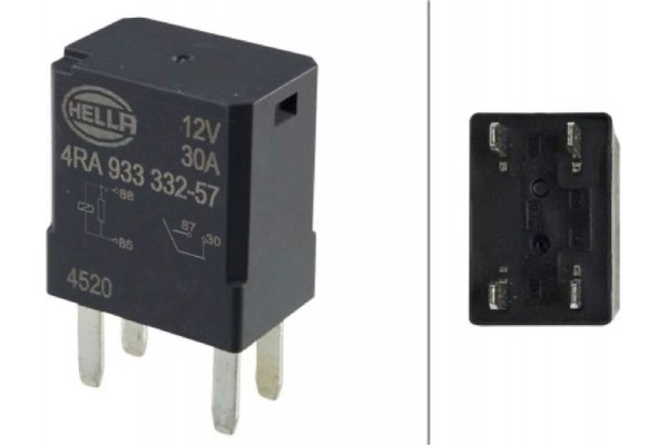 Hella Ρελέ, Ρεύμα Λειτουργίας - 4RA 933 332-571