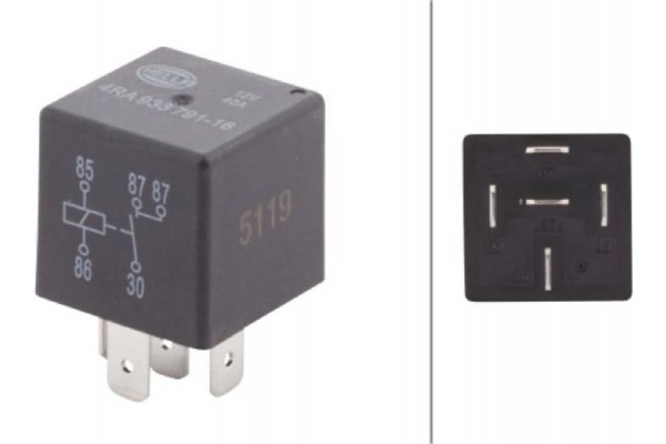 Hella Ρελέ, Ρεύμα Λειτουργίας - 4RA 933 791-161