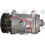 Hella Συμπιεστής, συστ. Κλιματισμού - 8FK 351 132-761