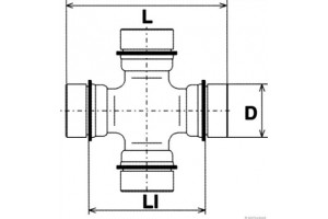 HERTH+BUSS Jakoparts Άρθρωση, Διαμήκης Άξονας - J2922005