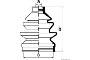 HERTH+BUSS Jakoparts Σετ φούσκες, Άξονας μετ. κίν. - J2860503