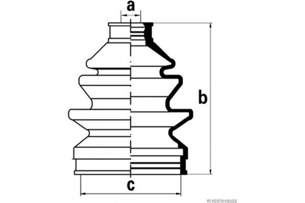 HERTH+BUSS Jakoparts Σετ φούσκες, Άξονας μετ. κίν. - J2860503