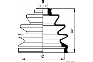 HERTH+BUSS Jakoparts Σετ φούσκες, Άξονας μετ. κίν. - J2861001