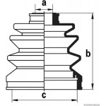 HERTH+BUSS Jakoparts Σετ φούσκες, Άξονας μετ. κίν. - J2861002