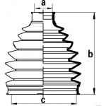 HERTH+BUSS Jakoparts Σετ φούσκες, Άξονας μετ. κίν. - J2861024