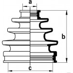 HERTH+BUSS Jakoparts Σετ φούσκες, Άξονας μετ. κίν. - J2862007
