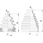 HERTH+BUSS Jakoparts Σετ φούσκες, Άξονας μετ. κίν. - J2862030