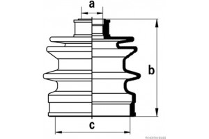HERTH+BUSS Jakoparts Σετ φούσκες, Άξονας μετ. κίν. - J2863003