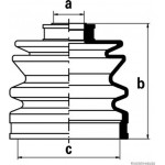 HERTH+BUSS Jakoparts Σετ φούσκες, Άξονας μετ. κίν. - J2865001