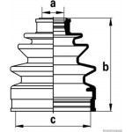 HERTH+BUSS Jakoparts Σετ φούσκες, Άξονας μετ. κίν. - J2868003