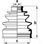 HERTH+BUSS Jakoparts Σετ φούσκες, Άξονας μετ. κίν. - J2868003