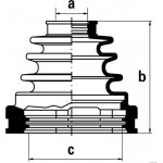 HERTH+BUSS Jakoparts Σετ φούσκες, Άξονας μετ. κίν. - J2882006