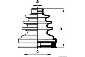 HERTH+BUSS Jakoparts Σετ φούσκες, Άξονας μετ. κίν. - J2885016