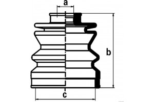 HERTH+BUSS Jakoparts Σετ φούσκες, Άξονας μετ. κίν. - J2888000