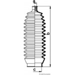 HERTH+BUSS Jakoparts Σετ φούσκες, Τιμόνι - J4105004