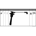 HERTH+BUSS Jakoparts Σετ Καλωδίων Υψηλής Τάσης - J5385025