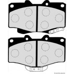 HERTH+BUSS Jakoparts Σετ τακάκια, Δισκόφρενα - J3602054