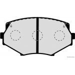 HERTH+BUSS Jakoparts Σετ τακάκια, Δισκόφρενα - J3603044