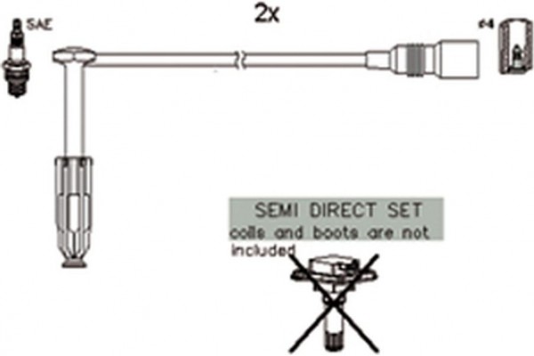Hitachi Σετ Καλωδίων Υψηλής Τάσης - 134122