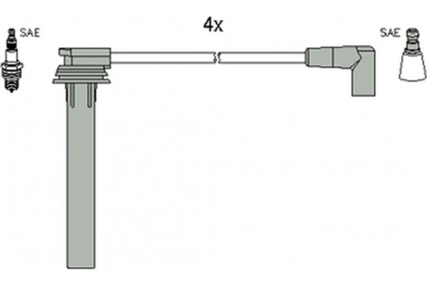 Hitachi Σετ Καλωδίων Υψηλής Τάσης - 134269
