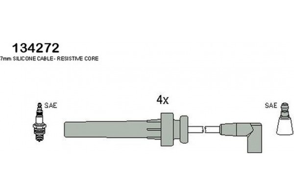 Hitachi Σετ Καλωδίων Υψηλής Τάσης - 134272