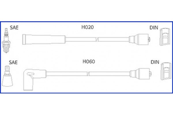 Hitachi Σετ Καλωδίων Υψηλής Τάσης - 134457