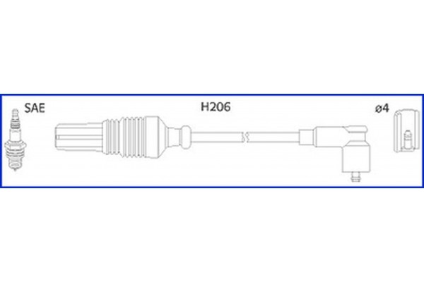 Hitachi Σετ Καλωδίων Υψηλής Τάσης - 134497