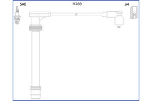 Hitachi Σετ Καλωδίων Υψηλής Τάσης - 134518