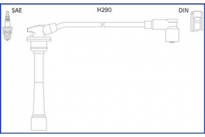 Hitachi Σετ Καλωδίων Υψηλής Τάσης - 134528