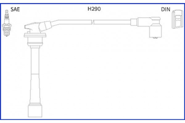 Hitachi Σετ Καλωδίων Υψηλής Τάσης - 134528