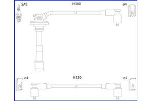 Hitachi Σετ Καλωδίων Υψηλής Τάσης - 134562