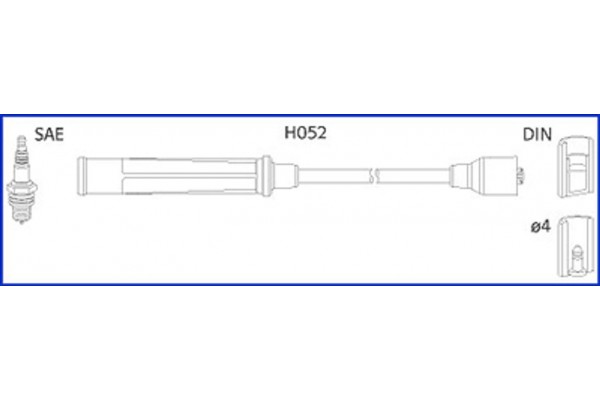 Hitachi Σετ Καλωδίων Υψηλής Τάσης - 134576