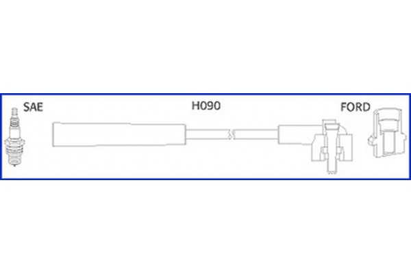 Hitachi Σετ Καλωδίων Υψηλής Τάσης - 134673