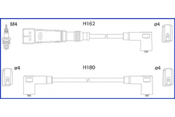 Hitachi Σετ Καλωδίων Υψηλής Τάσης - 134707