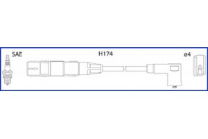 Hitachi Σετ Καλωδίων Υψηλής Τάσης - 134714