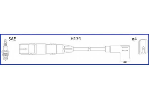 Hitachi Σετ Καλωδίων Υψηλής Τάσης - 134714