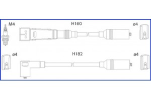 Hitachi Σετ Καλωδίων Υψηλής Τάσης - 134716